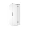 Rick McLean's 1170 x 870mm Brushed Nickel Euro Frameless Hinged Shower Screen