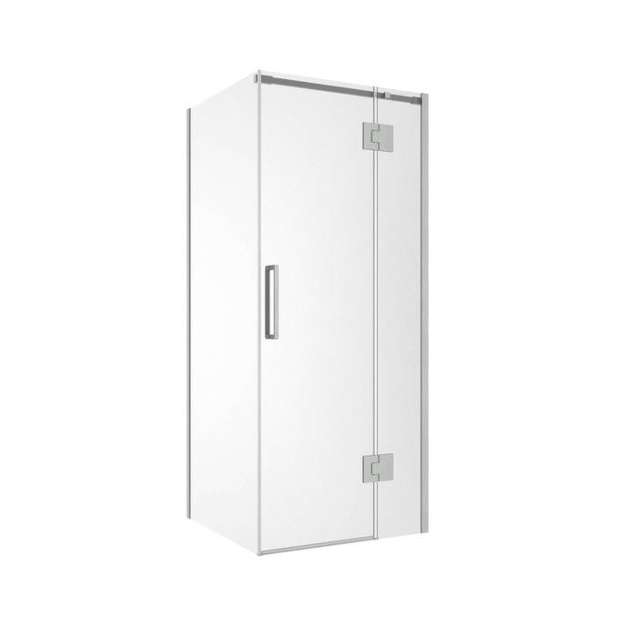 Rick McLean's 1170 x 870mm Brushed Nickel Euro Frameless Hinged Shower Screen