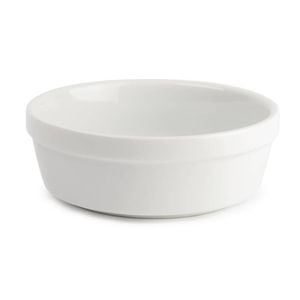 Olympia Round Pie Dishes Whiteware Porcelain 119mm Pack Of 6