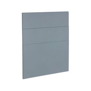 Kaboodle 600mm Danish Blue Modern Drawer Panels - 3 Pack