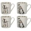 2pk 2x Mikasa X V & A Alice In Wonderland His And Hers Coffee Drinking Mug Set