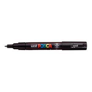 Uni Posca PC-1MR Extra Fine Bullet Tip Paint Marker (Black)