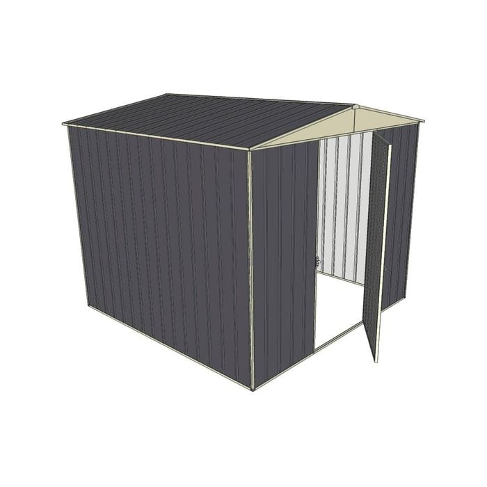Build-a-Shed 2.3 x 2.3 x 2.3m Single Hinge Door Garden Shed - Grey