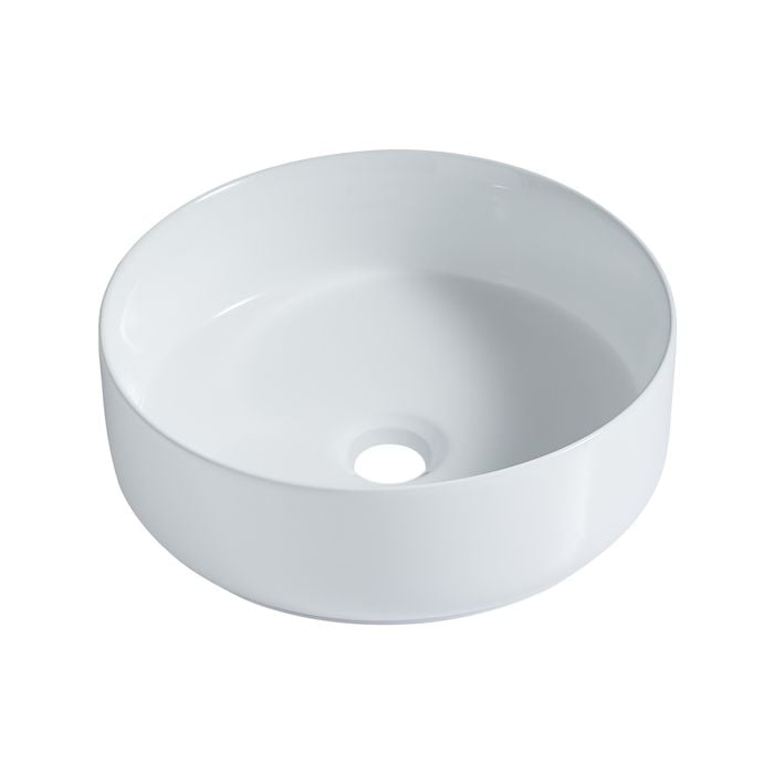 Mondella 365 x 365mm White Gloss Resonance Round Basin