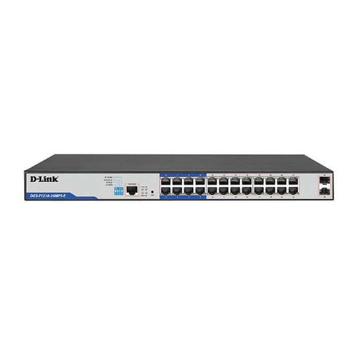 D-Link 26-Port Gigabit Long Throw PoE+ Switch [DGS-F1210-26MPS-E]