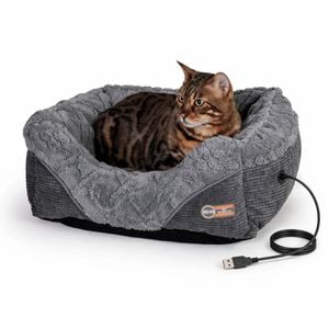 K&H Thermo Pet Lounge Sleeper Heated Bed Medium 77x62cm