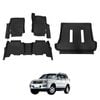 AUSGO Floor Mats & Boot Liner Set for Toyota Landcruiser Prado 120 Auto Trans GX / GXL / Pilbara / Standard 2003-2009 Cargo Mat