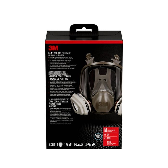 3M Full Face Paint Project Reusable Respirators
