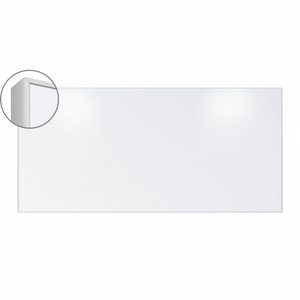 DuraWrite LX6 Whiteboard Magnetic with Slim Edge Frame 3000x1200mm
