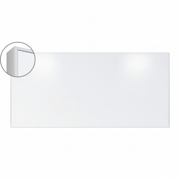 DuraWrite LX6 Whiteboard Magnetic with Slim Edge Frame 3000x1200mm
