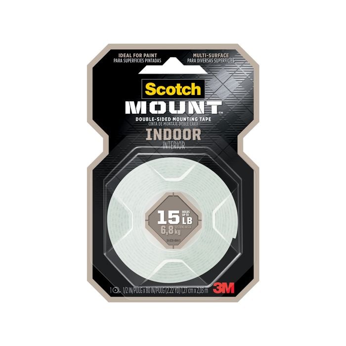 Scotch-Mount 2.54 x 318 cm Indoor Double-Sided Mounting Tape