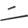 Telbix Lucid Modern Pendant Hanging Lamp Light Aluminium Metal Pvc Black Matte