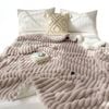 Anycozy Brown Faux Rabbit Fur Weighted Blanket 200x230cm