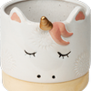 Northcote Pottery 11cm White Unicorn Pot