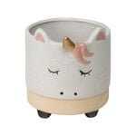 Northcote Pottery 11cm White Unicorn Pot