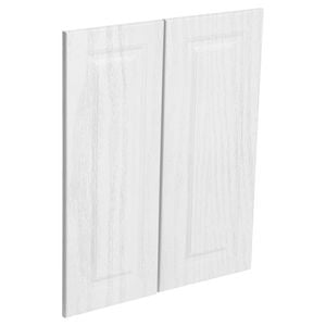Kaboodle Provincial White Heritage Corner Wall Cabinet Door - 2 Pack