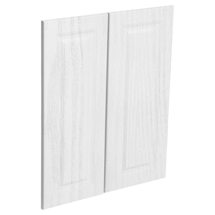 Kaboodle Provincial White Heritage Corner Wall Cabinet Door - 2 Pack