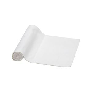 Ladelle Premium Lina White Cotton Table Runner/cloth 33x150cm