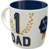 Nostalgic Art Number 1 Dad Coffee/Tea Drink Cup 330ml Ceramic Mug
