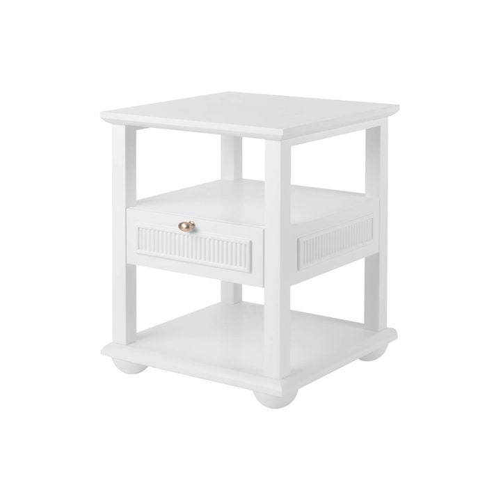 Genex Designs New Hampton Side Table White