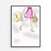 Luxury Green Heels Fashion   Print 100% Australian Made 60 x 90cm   (Poster)