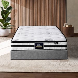 Bedra King Single Mattress Luxury Bed Bonnell Spring Foam 22cm