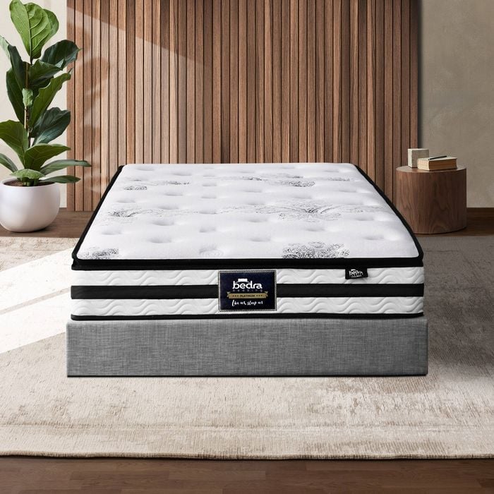 Bedra King Single Mattress Luxury Bed Bonnell Spring Foam 22cm