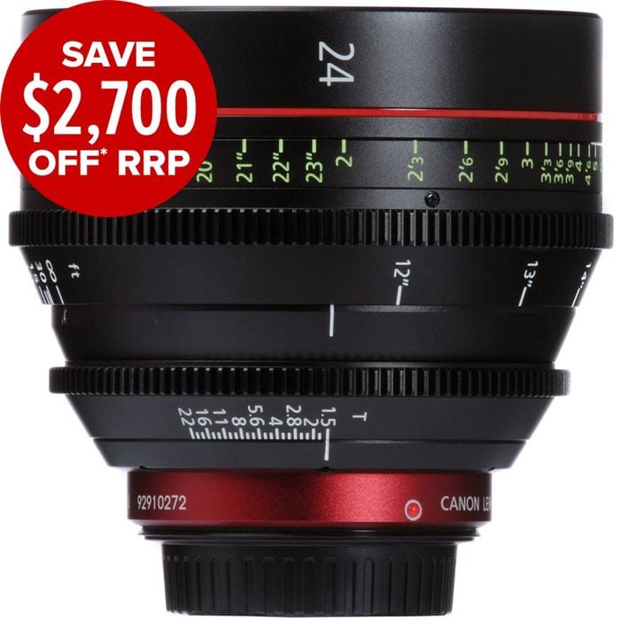 Canon Cn-e 24mm T1.5 L F Cinema Lens (ef Mount)