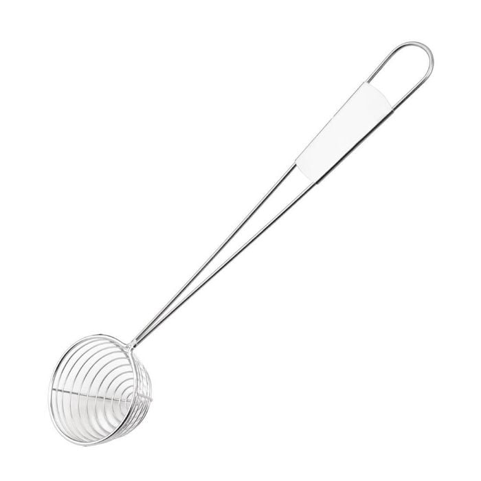 Vogue Pea Ladle Stainless Steel Wire Construction J647 60ml 63.5mm Commercial Kitchen Serving Utensil