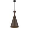 Telbix Flero Modern Pendant Hanging Lamp Light Aluminium Bronze Brushed