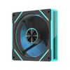 COOLMOON HiFrost Link-8Pro ARGB 120mm PWM fan Reverse Black