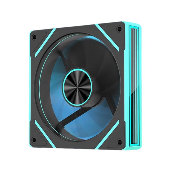 COOLMOON HiFrost Link-8Pro ARGB 120mm PWM fan Reverse Black