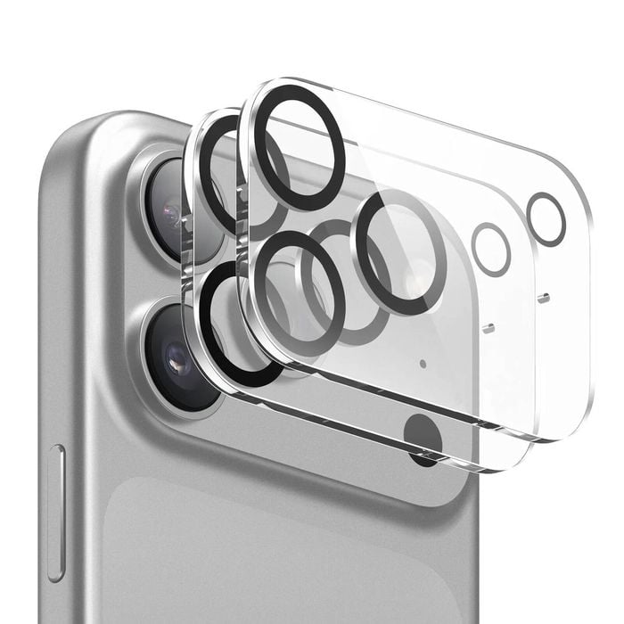 2 Pack MEZON Apple iPhone 17 Pro (6.3") Full Cover Camera Lens Tempered Glass