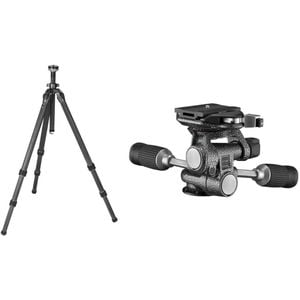 Gitzo Gk3532-f3w Mountaineer Series 3 (gt3532 + Ghf3w) W. 3 Way Head Tripod