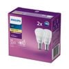 Philips B35 B15 LED 500Lm Warm White 5W Fancy Round - 2 Pack