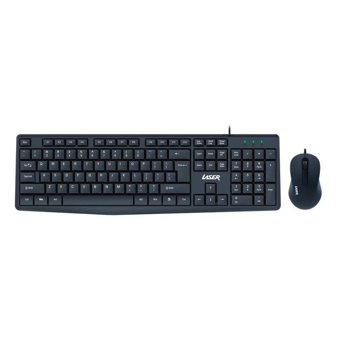 Laser Wired Keyboard Mouse Combo