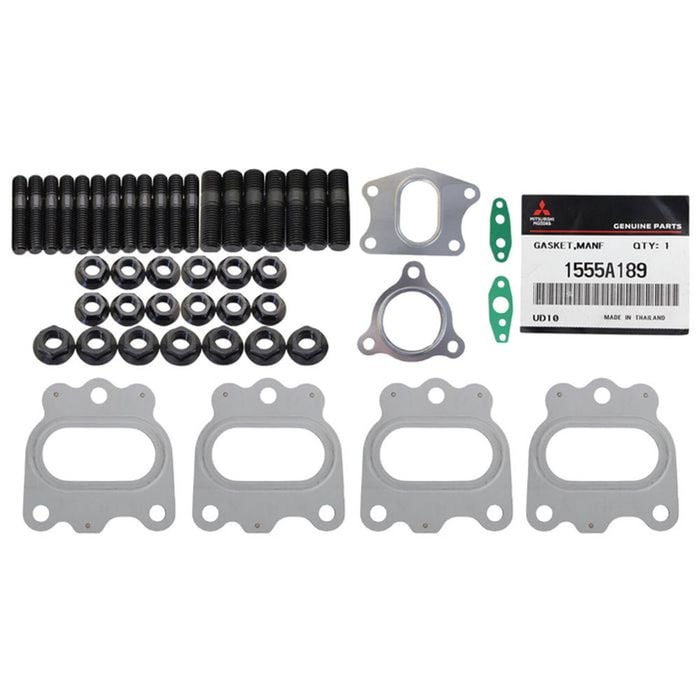 Genuine Exhaust Manifold & Turbo Gasket & Stud Kit For Mitsubishi Pajero 4m41 3.2l