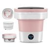 Catzon Portable Washing Machine 12L Mini Laundry 3 Modes with Spin Basket-Pink