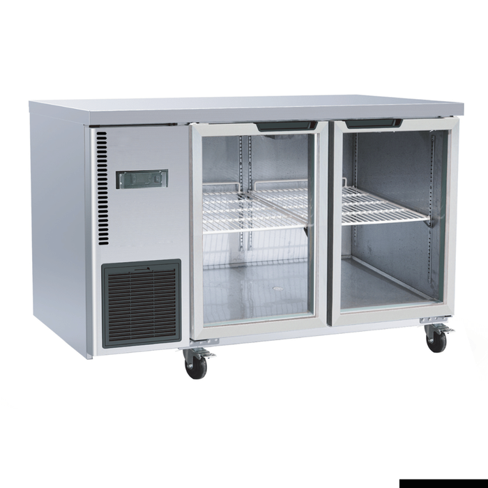 Thermaster Glass Door Workbench Fridge  - Under Bench Fridges (tl1200tng)