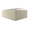 EnduraShed 6 x 3.75 x 2.48m Tall Garage Garden Shed - Smooth Cream