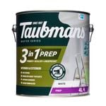 Taubmans 4L White 3 In 1 Interior and Exterior Primer Undercoat and Sealer Paint