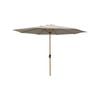Mimosa 3m Miami Wood Look Round Natural Market Umbrella