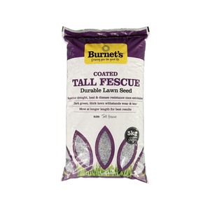 Burnet's 5kg Tall Fescue Coated Lawn Seed
