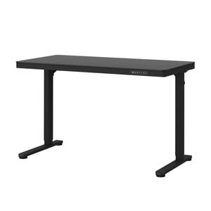 Ufurniture Electric Standing Desk with Drawer One-Piece Glass Desktop 120x60cm
