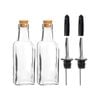 Argon Tableware Olive Oil Pourer Bottles With Cork Lids - 170ml - Pack Of 2
