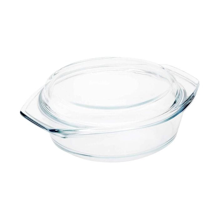 Pyrolux Glass Bakeware Round Casserole with Lid 29 x 25 x 11cm/2.5L