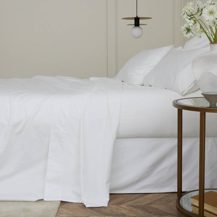 Bedding Co. Sheet Set 1200TC Egyptian Cotton White Queen