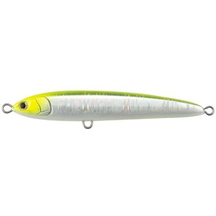 Maria Rerise 150mm Sinking Stickbait Hard Body Fishing Lure 	011 Lime Chart Glow