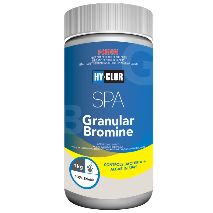 Hy-Clor 1kg Granular Spa Bromine