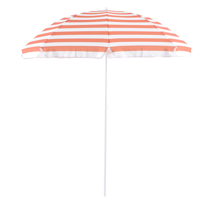 Marquee 2m Clay Stripe Beach Umbrella
